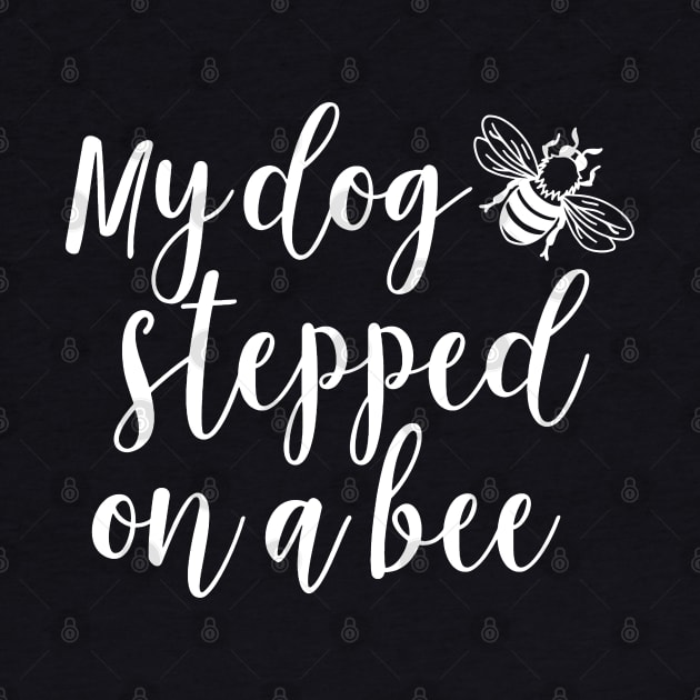 My dog stepped on a bee by valentinahramov